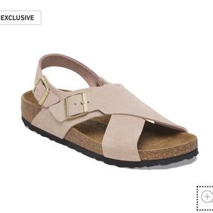 Birkenstock Light Pink Suede Sandals